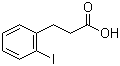 structure of CAS# 96606-95-0, 3-(2-Iodophenyl)propanoic acid;2-Iodobenzenepropanoic acid; 3-(2-Iodophenyl)propionic acid