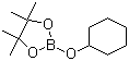 Boronic acid cyclohexanol pinacol ester molecular structure (CAS 96649-78-4)