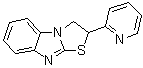 2,3-二氢-2-(2-吡啶基)噻唑并[3,2-a]苯并咪唑分子结构 (CAS 96733-58-3)