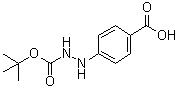 4-[2-(tert-Butoxycarbonyl)hydrazino]benzoic acid molecular structure (CAS 96736-00-4)