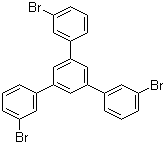 1,3,5-三(3-溴苯基)苯分子结构 (CAS 96761-85-2)