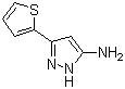 5-Amino-3-(2-thienyl)pyrazole molecular structure (CAS 96799-03-0)