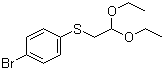 1-Bromo-4-[(2,2-diethoxyethyl)thio]benzene molecular structure (CAS 96804-05-6)