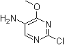 结构式 CAS# 96833-41-9, 5-氨基-2-氯-4-甲氧基嘧啶