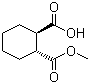 (1R,2R)-1,2-环己烷二羧酸单甲酯分子结构 (CAS 96894-64-3)