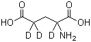 DL-Glutamic-2,4,4-D3 acid molecular structure (CAS 96927-56-9)
