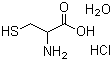 structure of CAS# 96998-61-7, DL-Cysteine hydrochloride monohydrate