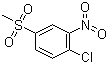 4-Chloro-3-nitrophenyl methyl sulfone molecular structure (CAS 97-07-4)