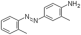 structure of CAS# 97-56-3, Solvent Yellow 3;C.I. 11160; 2-Aminoazotoluene; 4'-Amino-2,3'-dimethylazobenzene; Fast Garnet GBC base
