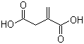Itaconic acid molecular structure (CAS 97-65-4)