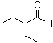 2-乙基丁醛分子结构 (CAS 97-96-1)