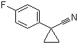 1-(4-氟苯基)环丙腈分子结构 (CAS 97009-67-1)