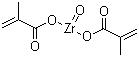 Zirconium oxide dimethacrylate molecular structure (CAS 97171-79-4)