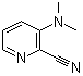 structure of CAS# 97483-75-5, 3-(Dimethylamino)-2-pyridinecarbonitrile