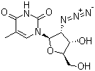 2'-叠氮-2'-脱氧-5-甲基尿苷分子结构 (CAS 97748-75-9)