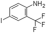 4-碘-2-三氟甲基苯胺分子结构 (CAS 97760-97-9)