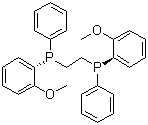 (S,S)-双[(2-甲氧基苯基)苯基膦]乙烷分子结构 (CAS 97858-62-3)