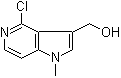 4-Chloro-1-methyl-1H-pyrrolo[3,2-c]pyridine-3-methanol molecular structure (CAS 97989-54-3)