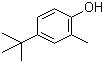 结构式 CAS# 98-27-1, 4-叔丁基-2-甲基苯酚
