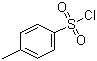 structure of CAS# 98-59-9, Tosyl chloride;4-Toluene sulfochloride; 4-Methylbenzenesulfonyl chloride; p-Toluenesulfonyl chloride; Toluene-4-sulfonyl chloride; 4-Toluolsulfonyl chloride; p-Tosyl Chloride