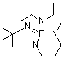 2-叔丁基亚胺基-2-二乙基氨基-1,3-二甲基全氢-1,3,2-二氮杂磷杂苯分子结构 (CAS 98015-45-3)