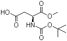 N-tert-Butoxycarbonyl-L-aspartic acid 1-methyl ester molecular structure (CAS 98045-03-5)