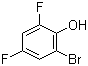 2-Bromo-4,6-difluorophenol molecular structure (CAS 98130-56-4)