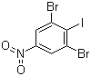 3,5-二溴-4-碘硝基苯分子结构 (CAS 98137-96-3)