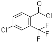 4-Chloro-2-(trifluoromethyl)benzoyl chloride molecular structure (CAS 98187-13-4)