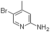 结构式 CAS# 98198-48-2, 2-氨基-5-溴-4-甲基吡啶