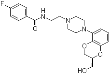 Flesinoxan molecular structure (CAS 98206-10-1)