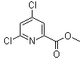 结构式 CAS# 98273-19-9, 4,6-二氯吡啶-2-羧酸甲酯