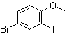 4-Bromo-2-iodoanisole molecular structure (CAS 98273-59-7)
