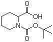 structure of CAS# 98303-20-9, N-Boc-2-piperidinecarboxylic acid;N-tert-Butoxycarbonyl-2-piperidinecarboxylic acid; N-Boc-DL-pipecolinic acid