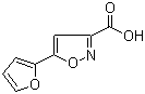 structure of CAS# 98434-06-1, 5-(2-Furyl)isoxazole-3-carboxylic acid