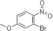structure of CAS# 98447-30-4, 3-Methoxy-6-nitrobromobenzene;2-Bromo-4-methoxynitrobenzene; 3-Bromo-4-nitroanisole;