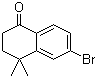 6-溴-4,4-二甲基-3,4-二氢-2H-萘-1-酮分子结构 (CAS 98453-60-2)