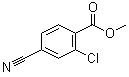 2-Chloro-4-cyanobenzoic acid methyl ester molecular structure (CAS 98592-34-8)