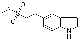 structure of CAS# 98623-50-8, N-Methyl-1H-indole-5-ethanesulfonamide