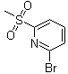 structure of CAS# 98626-92-7, 2-Methylsulfonyl-6-bromopyridine;2-Bromo-6-methylsulfonylpyridine