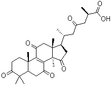Ganoderic acid E molecular structure (CAS 98665-14-6)