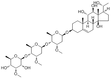 苦绳甙 D分子结构 (CAS 98665-65-7)
