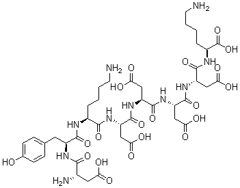 FLAG Peptide molecular structure (CAS 98849-88-8)