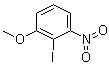 2-碘-3-硝基苯甲醚分子结构 (CAS 98991-08-3)