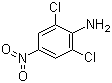 structure of CAS# 99-30-9, 2,6-Dichloro-4-nitroaniline;Dichloran