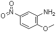 2-氨基-4-硝基苯甲醚分子结构 (CAS 99-59-2)