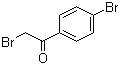 结构式 CAS# 99-73-0, 2,4'-二溴苯乙酮; 对溴苯乙酰溴
