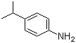 结构式 CAS# 99-88-7, 4-异丙基苯胺; 对异丙基苯胺