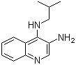 structure of CAS# 99010-09-0, 3-Amino-4-(2-methylpropylamino)quinoline;N4-Isobutylquinoline-3,4-diamine; N4-(2-Methylpropyl)-3,4-quinolinediamine