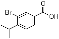 structure of CAS# 99070-17-4, 3-Bromo-4-isopropylbenzoic acid;3-bromocumic acid